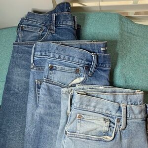 3 pair Old Navy Jeans 30x30